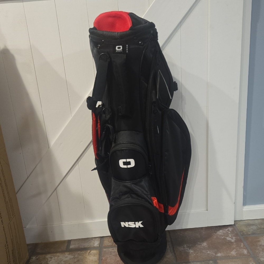 Callahan OGIO Vision Black+Red Golf Bag BRAND NEW - NEVER USED